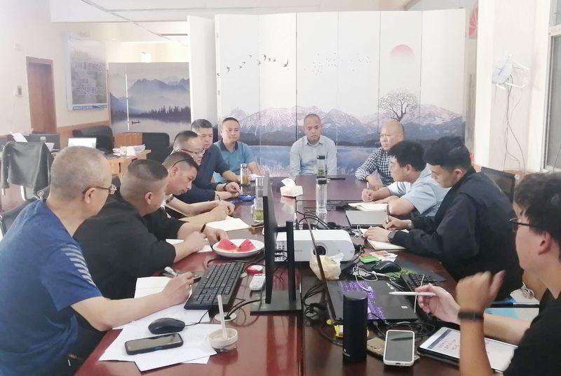 公司副總經理茍仕聰、鄒世界一行赴向家壩灌區北總一期二步工程項目調研指導工作