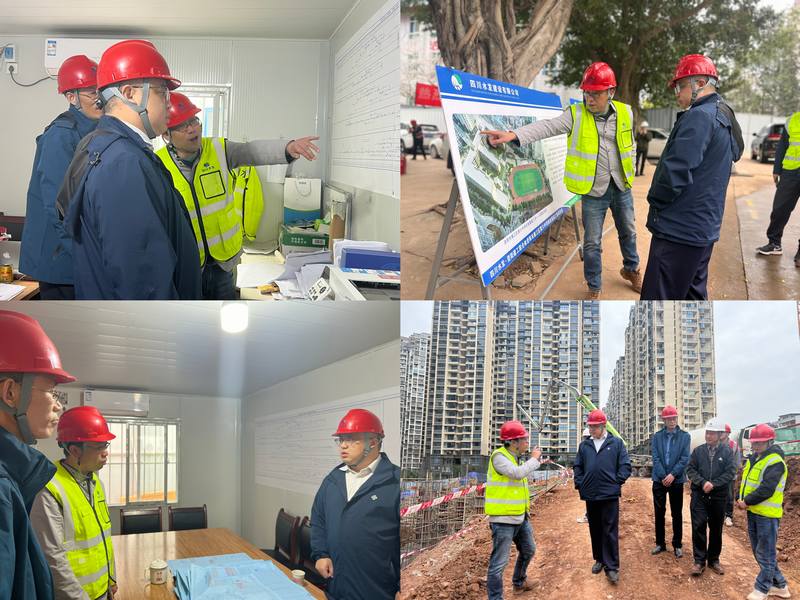 強化安全質量管控，打造優質放心工程——羅雪赴資陽市雁江區六中校舍重建工程項目開展現場檢查督導